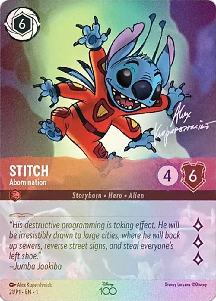 Stitch - Abomination (Enchanted) (21) [Disney100 Promos] - Disney - Card Brawlers | Quebec | Canada |