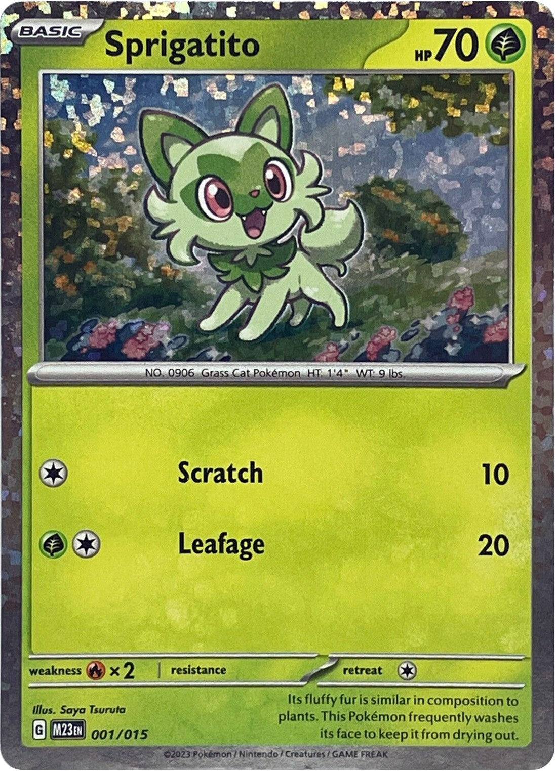 Sprigatito (001/015) [McDonald's Promos: 2023 Collection] - Pokémon - Card Brawlers | Quebec | Canada |