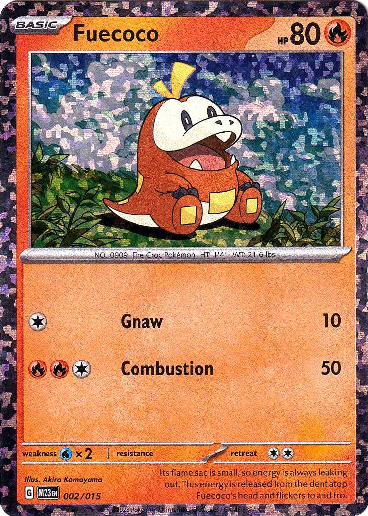 Fuecoco (002/015) [McDonald's Promos: 2023 Collection] - Pokémon - Card Brawlers | Quebec | Canada |