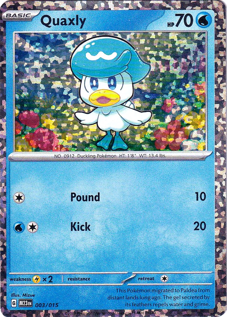 Quaxly (003/015) [McDonald's Promos: 2023 Collection] - Pokémon - Card Brawlers | Quebec | Canada |