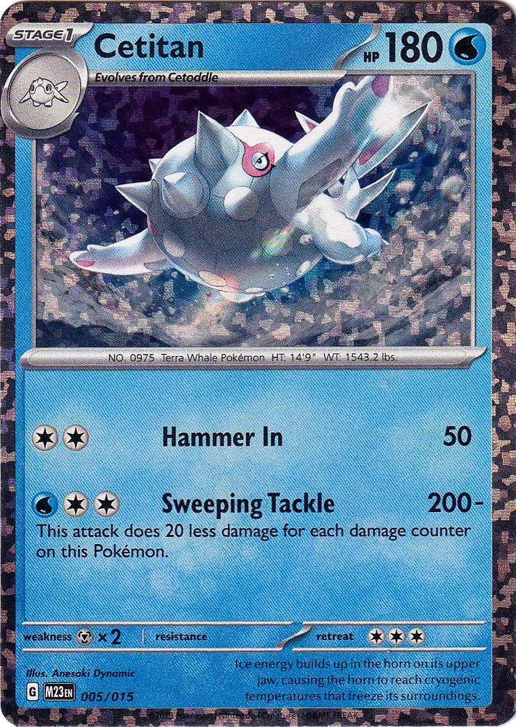 Cetitan (005/015) [McDonald's Promos: 2023 Collection] - Pokémon - Card Brawlers | Quebec | Canada |