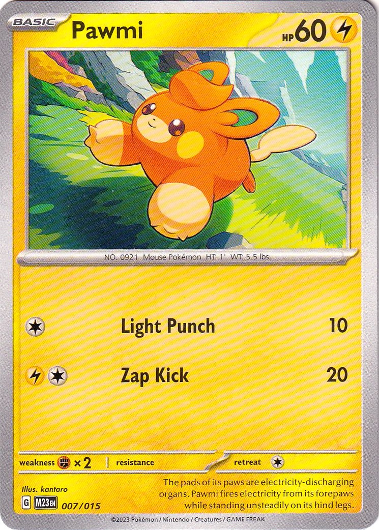 Pawmi (007/015) [McDonald's Promos: 2023 Collection] - Pokémon - Card Brawlers | Quebec | Canada |
