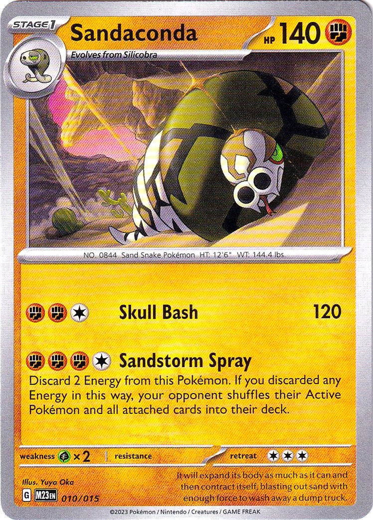 Sandaconda (010/015) [McDonald's Promos: 2023 Collection] - Pokémon - Card Brawlers | Quebec | Canada |