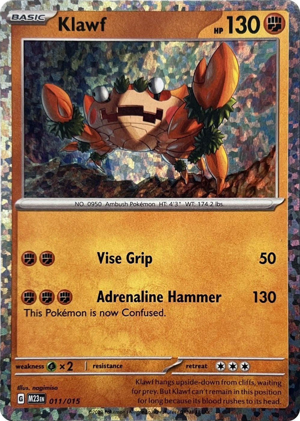 Klawf (011/015) [McDonald's Promos: 2023 Collection] - Pokémon - Card Brawlers | Quebec | Canada |