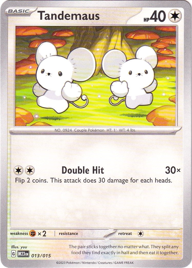 Tandemaus (013/015) [McDonald's Promos: 2023 Collection] - Pokémon - Card Brawlers | Quebec | Canada |