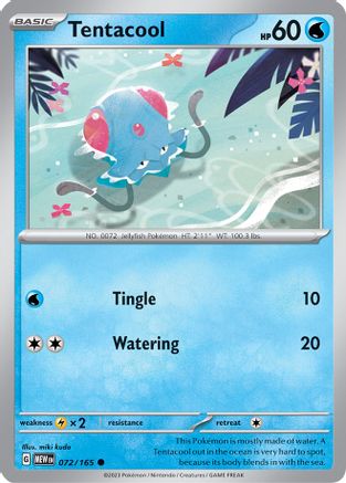 Tentacool (072/165) [Scarlet & Violet 151] - Pokémon - Card Brawlers | Quebec | Canada |