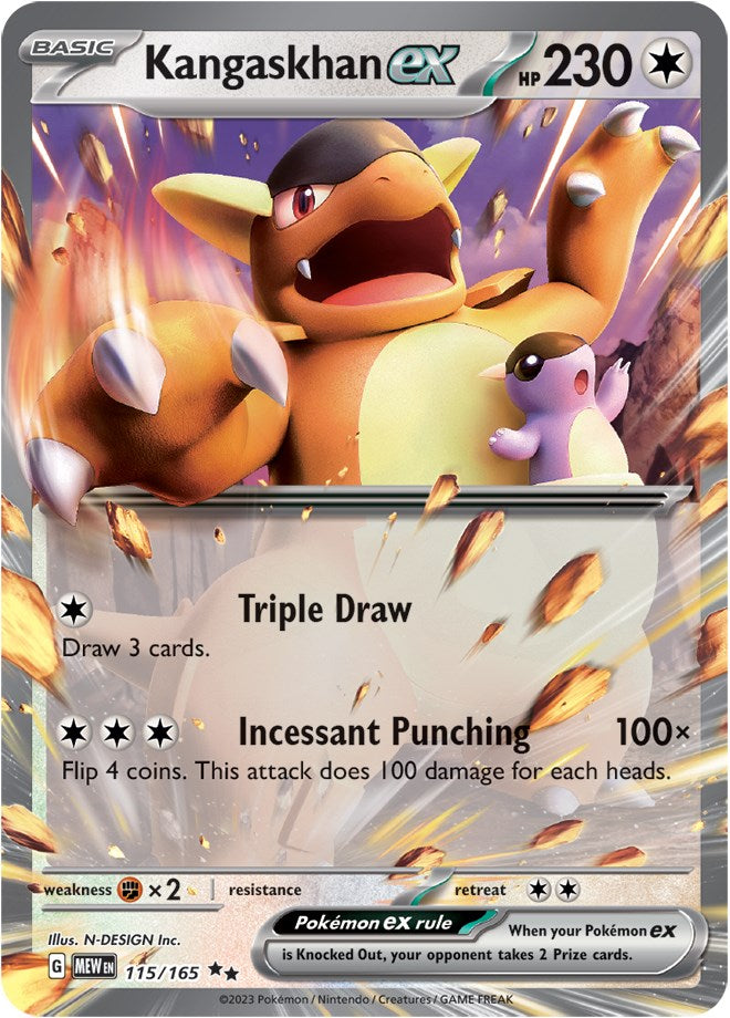 Kangaskhan ex (115/165) [Scarlet & Violet 151] - Pokémon - Card Brawlers | Quebec | Canada |