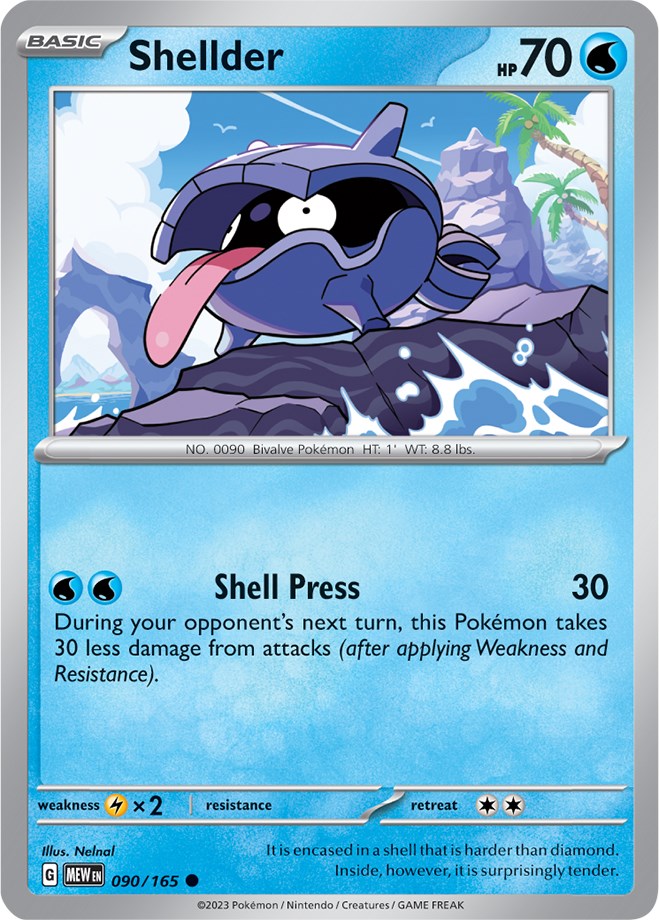 Shellder (090/165) [Scarlet & Violet 151] - Pokémon - Card Brawlers | Quebec | Canada |