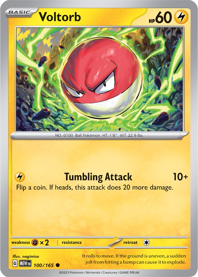 Voltorb (100/165) [Scarlet & Violet 151] - Pokémon - Card Brawlers | Quebec | Canada |