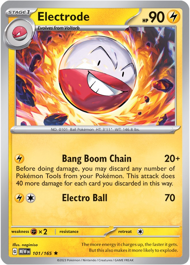 Electrode (101/165) [Scarlet & Violet 151] - Pokémon - Card Brawlers | Quebec | Canada |