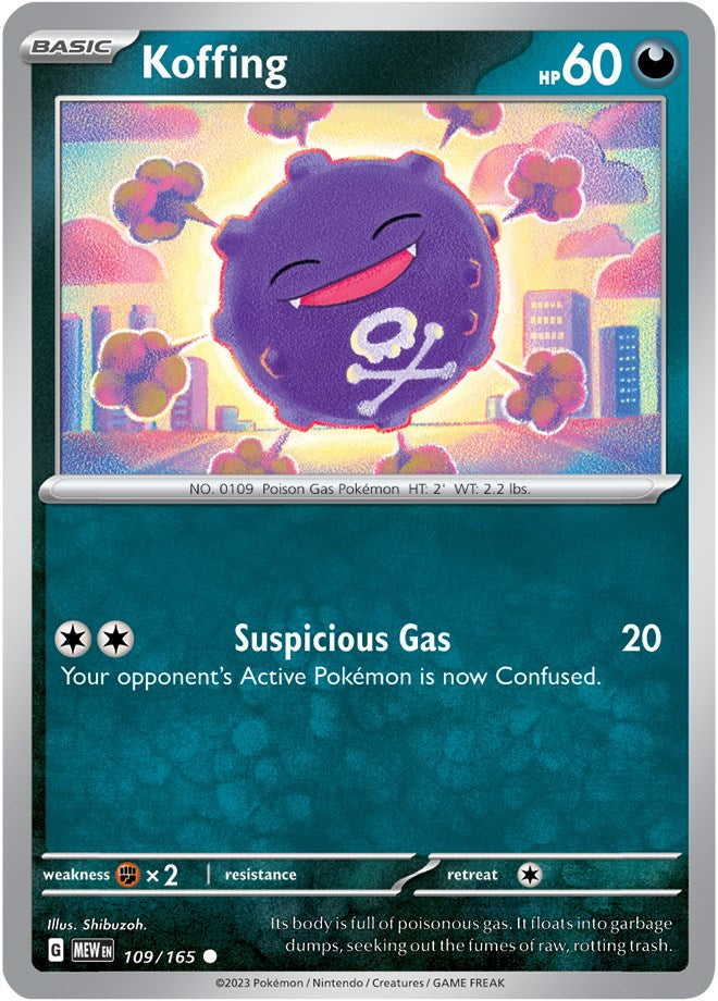 Koffing (109/165) [Scarlet & Violet 151] - Pokémon - Card Brawlers | Quebec | Canada |