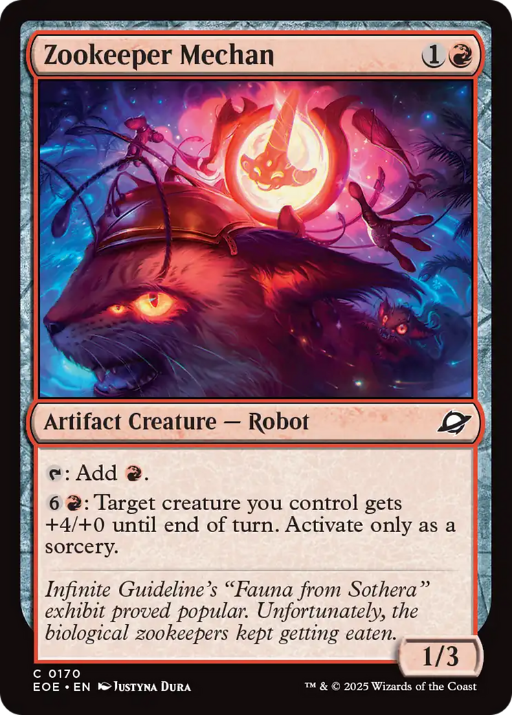 Zookeeper Mechan [Edge of Eternities] - Magic: The Gathering - Card Brawlers | Quebec | Canada |