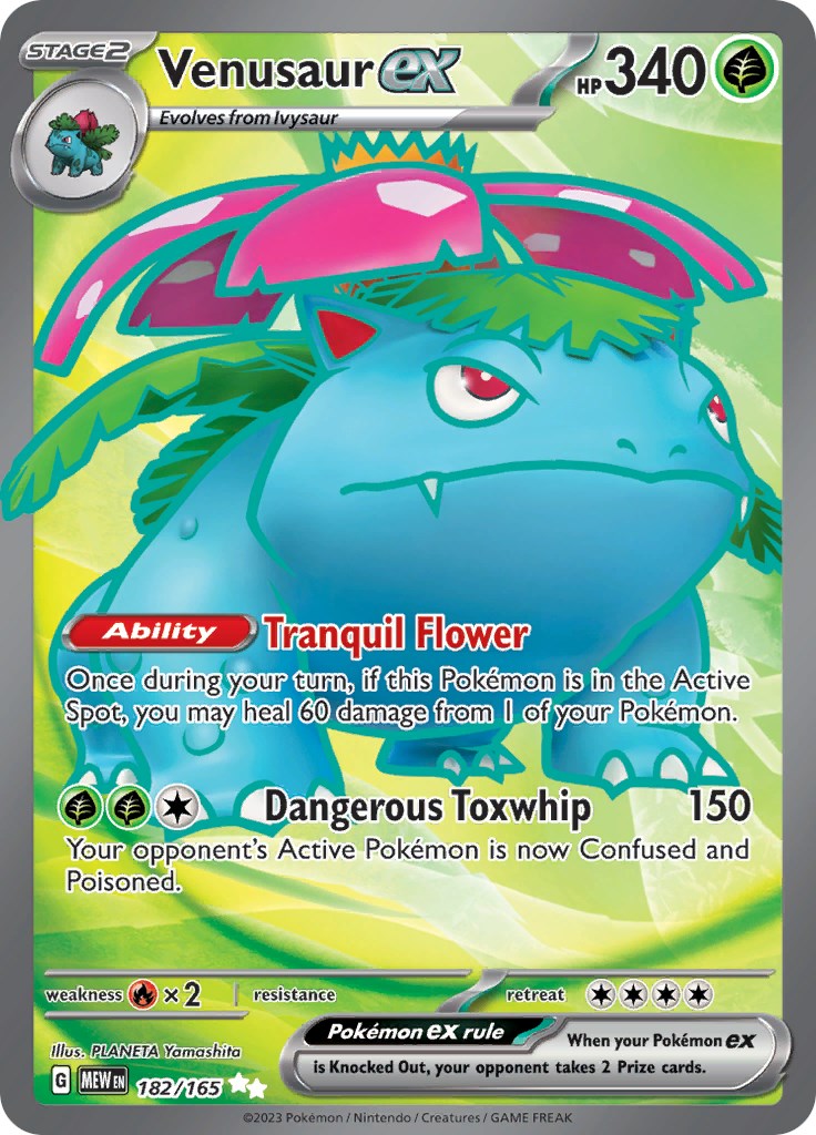 Venusaur ex (182/165) [Scarlet & Violet 151] - Pokémon - Card Brawlers | Quebec | Canada |