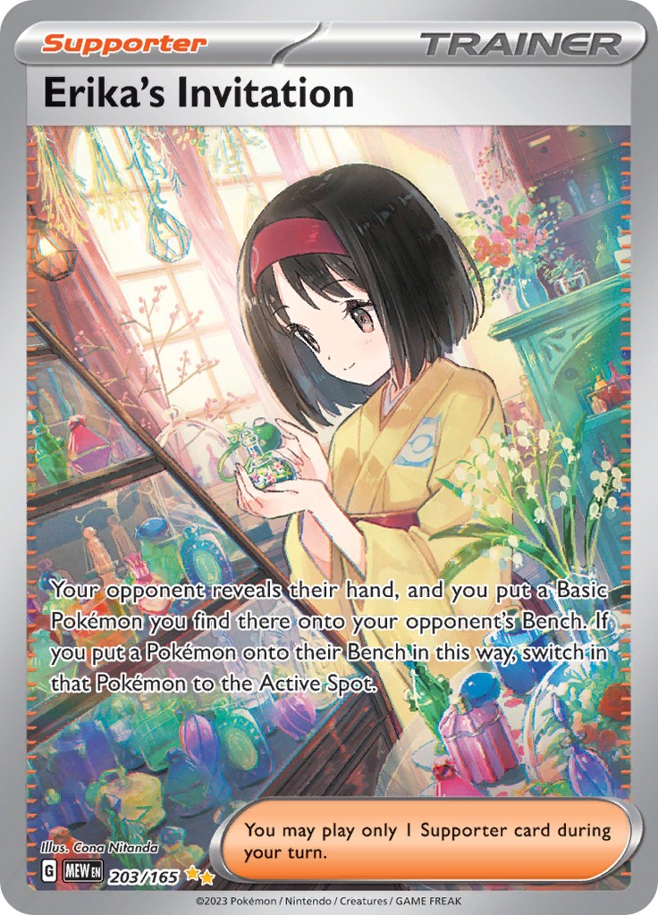 Erika's Invitation (203/165) [Scarlet & Violet 151] - Pokémon - Card Brawlers | Quebec | Canada |