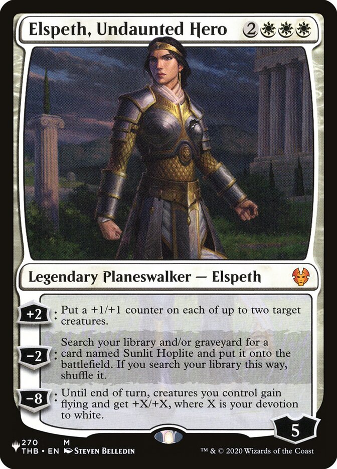Elspeth, Undaunted Hero [The List] - Magic: The Gathering - Card Brawlers | Quebec | Canada |
