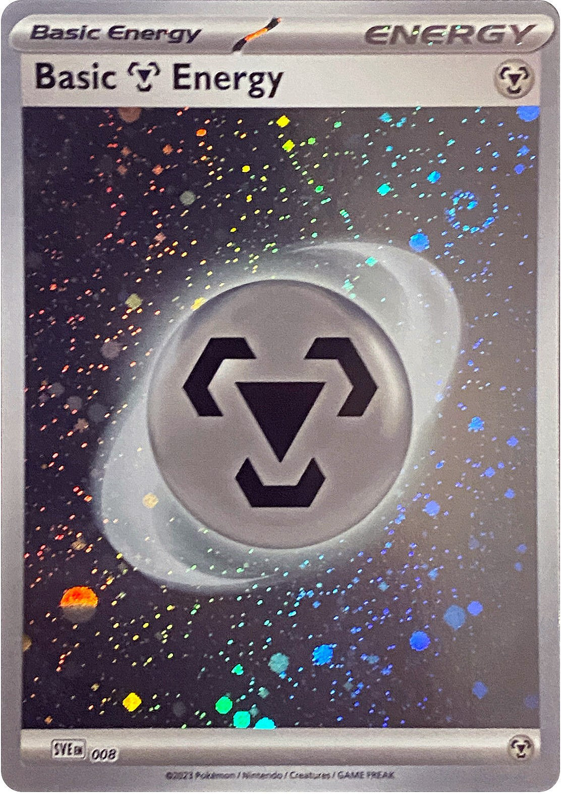 Basic Metal Energy (008) (Cosmos Holo) [Scarlet & Violet: Base Set] - Pokémon - Card Brawlers | Quebec | Canada |