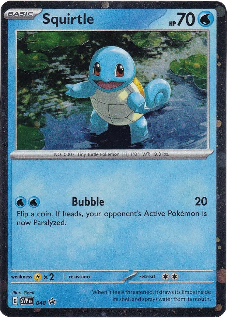 Squirtle (048) (Cosmos Holo) [Scarlet & Violet: Black Star Promos] - Pokémon - Card Brawlers | Quebec | Canada |