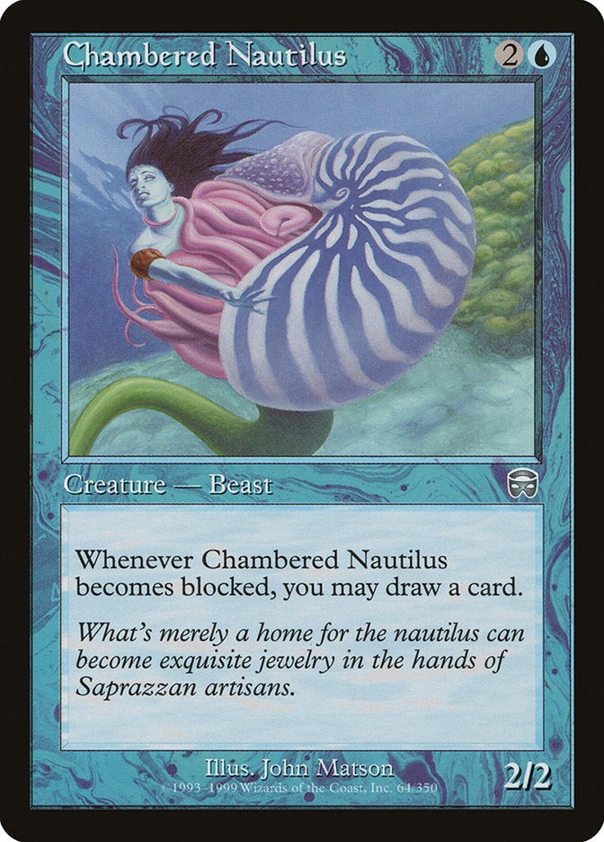 Chambered Nautilus [Mercadian Masques] - Magic: The Gathering - Card Brawlers | Quebec | Canada |