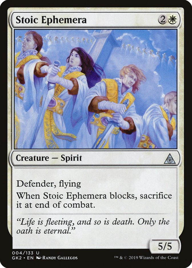 Stoic Ephemera [Ravnica Allegiance Guild Kit] - Magic: The Gathering - Card Brawlers | Quebec | Canada |