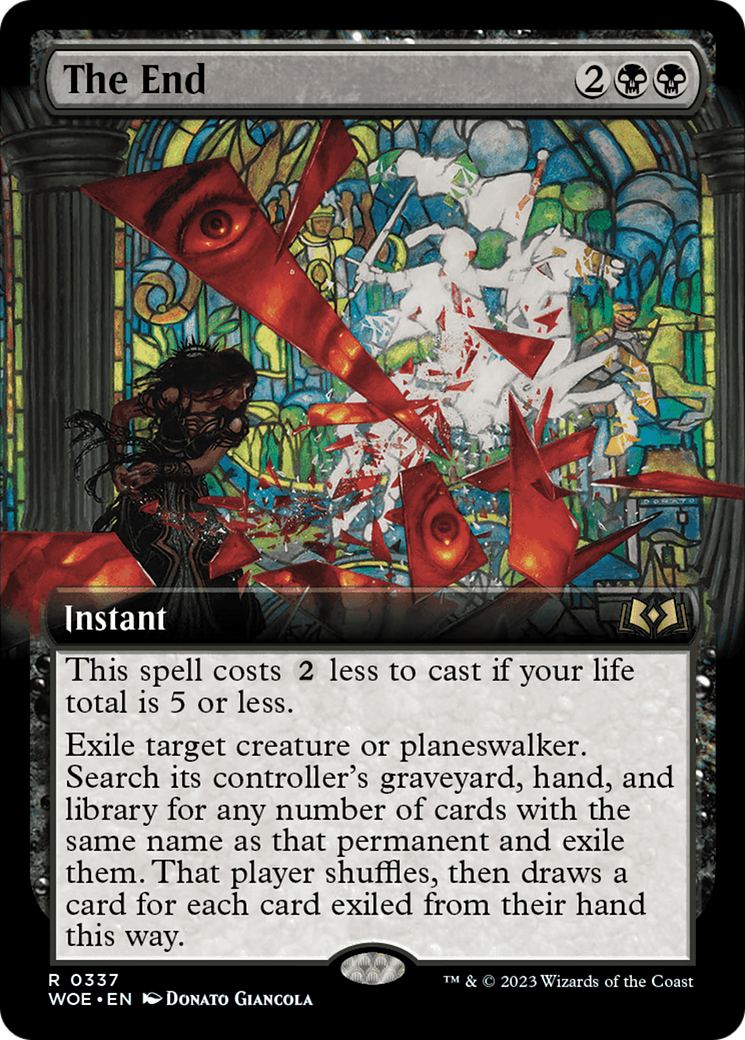 The End (Extended Art) [Wilds of Eldraine] - Magic: The Gathering - Card Brawlers | Quebec | Canada |
