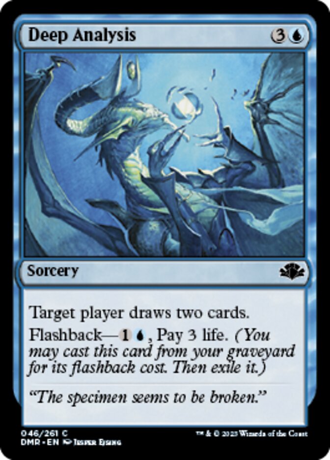 Deep Analysis [Dominaria Remastered] - Magic: The Gathering - Card Brawlers | Quebec | Canada |