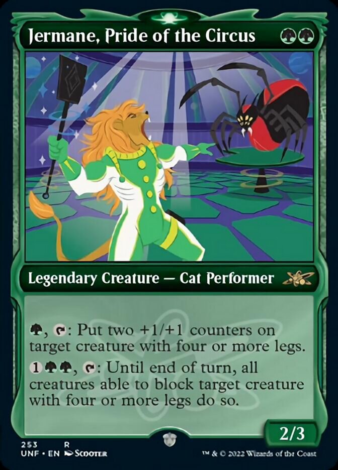 Jermane, Pride of the Circus (Showcase) [Unfinity] - Magic: The Gathering - Card Brawlers | Quebec | Canada |