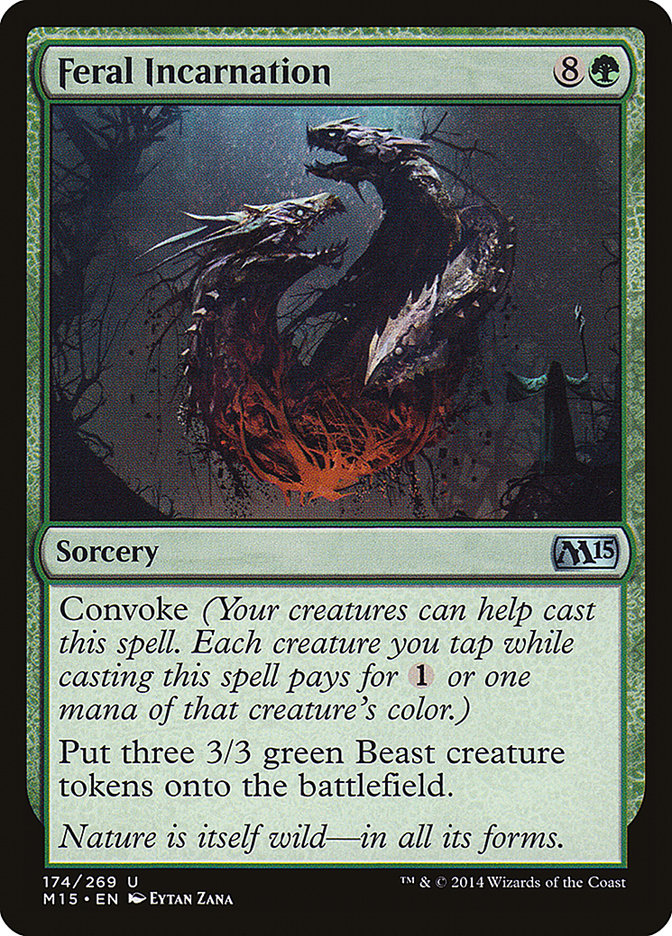 Feral Incarnation [Magic 2015] - Magic: The Gathering - Card Brawlers | Quebec | Canada |