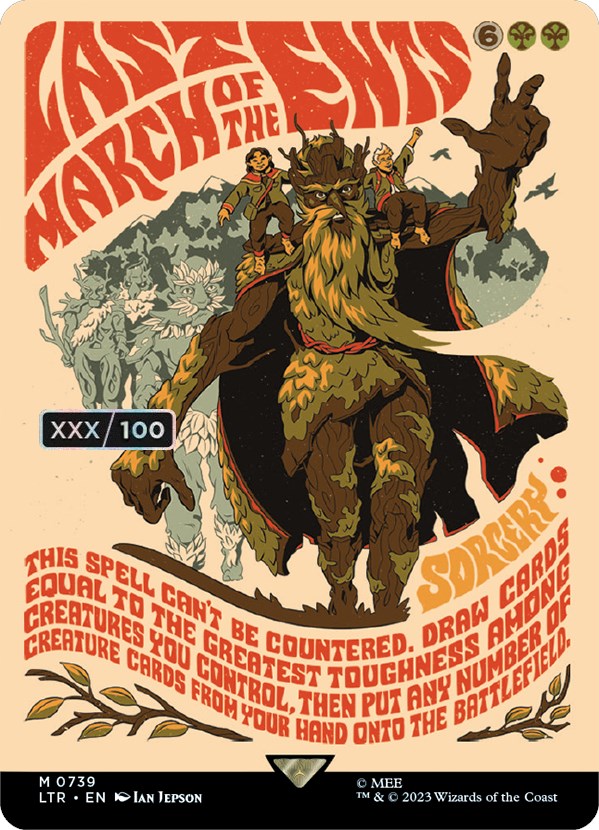 Last March of the Ents (Borderless Poster) (Serialized) [The Lord of the Rings: Tales of Middle-Earth] - Magic: The Gathering - Card Brawlers | Quebec | Canada |