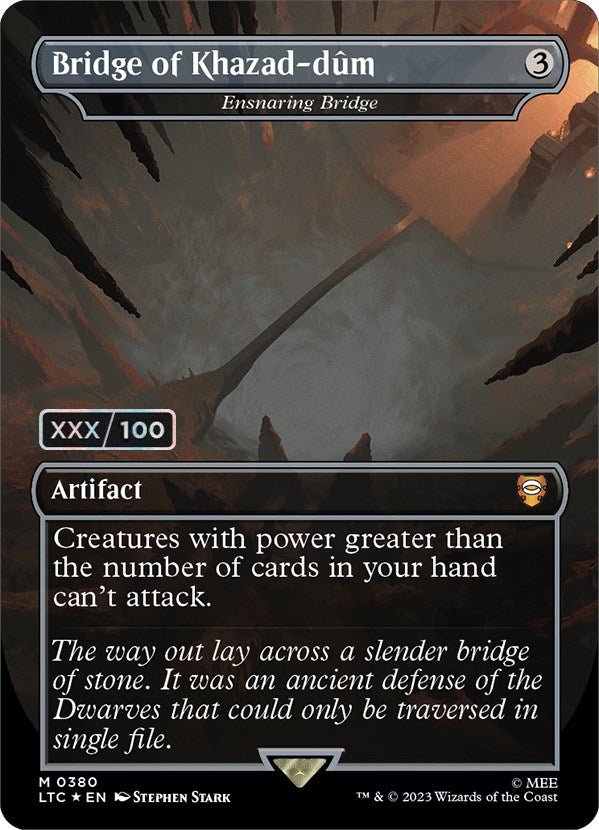 Bridge of Khazad-dum - Ensnaring Bridge (Serialized) [The Lord of the Rings: Tales of Middle-Earth Commander] - Magic: The Gathering - Card Brawlers | Quebec | Canada |