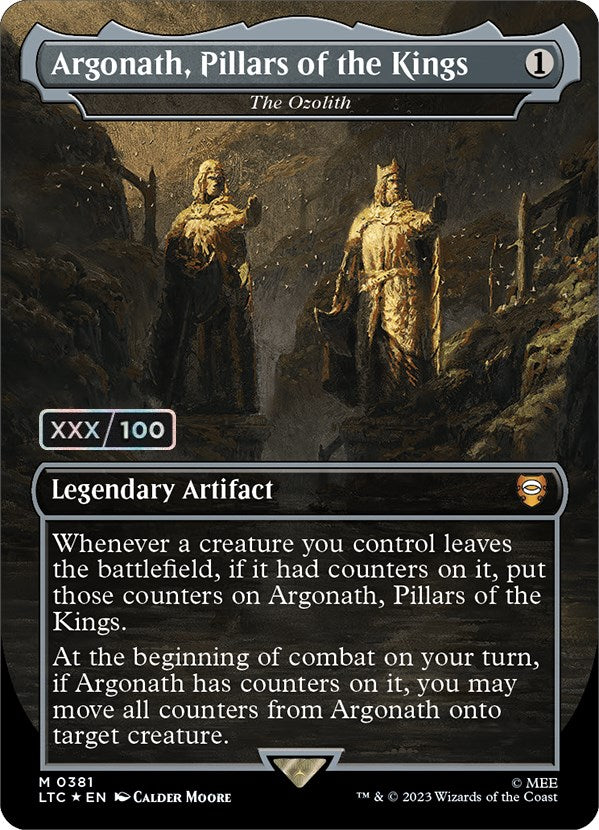 Argonath, Pillars of the Kings - The Ozolith (Serialized) [The Lord of the Rings: Tales of Middle-Earth Commander] - Magic: The Gathering - Card Brawlers | Quebec | Canada |