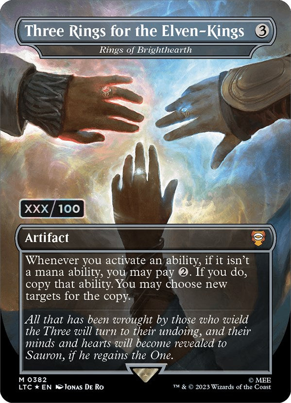 Three Rings for the Elven-Kings - Rings of Brighthearth (Serialized) [The Lord of the Rings: Tales of Middle-Earth Commander] - Magic: The Gathering - Card Brawlers | Quebec | Canada |