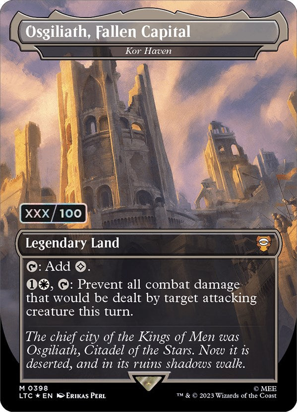 Osgiliath, Fallen Capital - Kor Haven (Serialized) [The Lord of the Rings: Tales of Middle-Earth Commander] - Magic: The Gathering - Card Brawlers | Quebec | Canada |