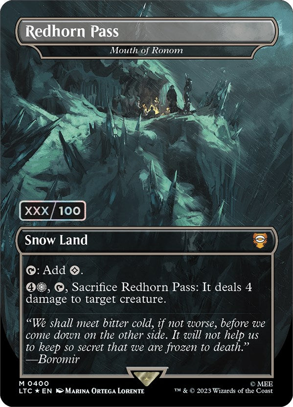 Redhorn Pass - Mouth of Ronom (Serialized) [The Lord of the Rings: Tales of Middle-Earth Commander] - Magic: The Gathering - Card Brawlers | Quebec | Canada |