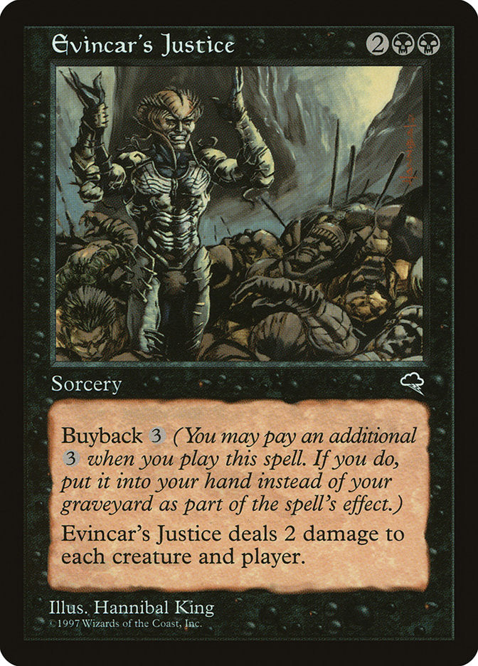 Evincar's Justice [Tempest] - Magic: The Gathering - Card Brawlers | Quebec | Canada |