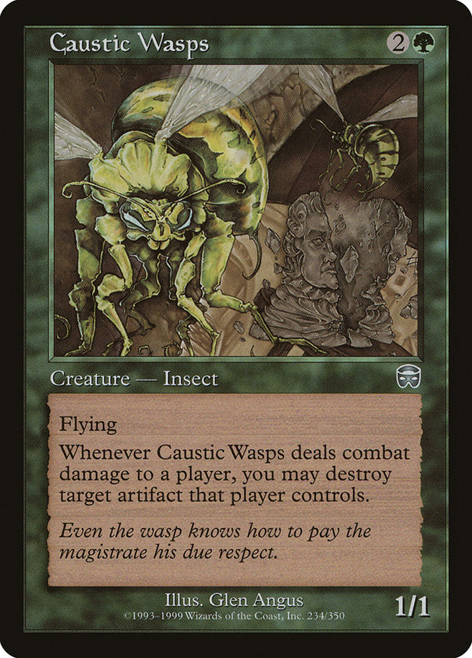 Caustic Wasps [Mercadian Masques] - Magic: The Gathering - Card Brawlers | Quebec | Canada |