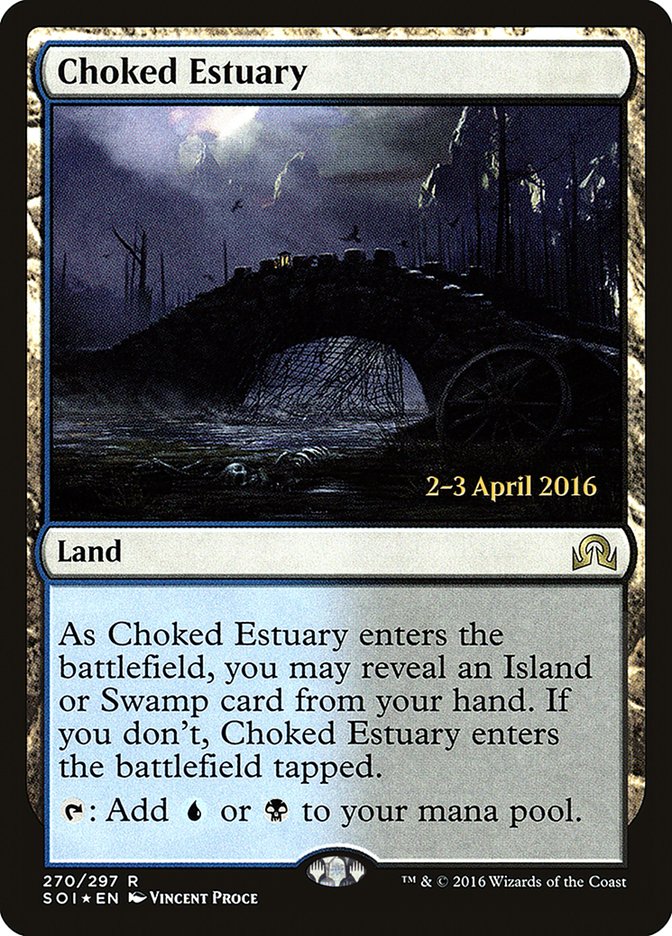 Choked Estuary [Shadows over Innistrad Prerelease Promos] - Magic: The Gathering - Card Brawlers | Quebec | Canada |