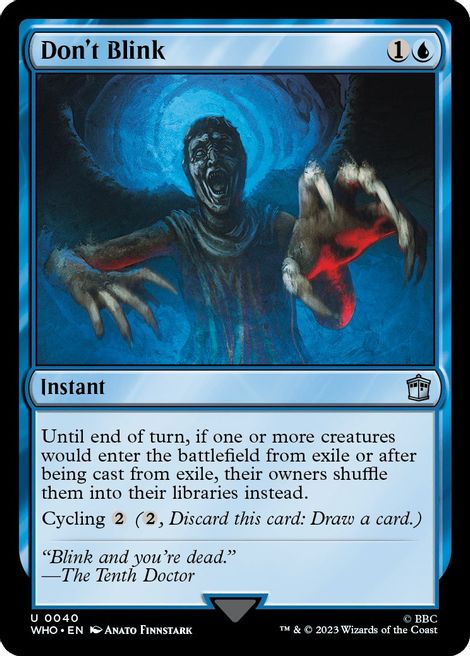 Don't Blink [Doctor Who] - Magic: The Gathering - Card Brawlers | Quebec | Canada |