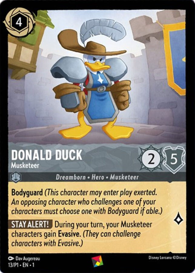 Donald Duck - Musketeer (13/P1) [Promo Cards] - Disney - Card Brawlers | Quebec | Canada |