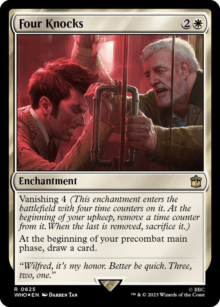 Four Knocks (Surge Foil) [Doctor Who] - Magic: The Gathering - Card Brawlers | Quebec | Canada |