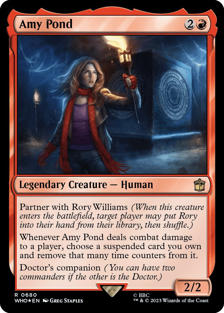 Amy Pond (Surge Foil) [Doctor Who] - Magic: The Gathering - Card Brawlers | Quebec | Canada |