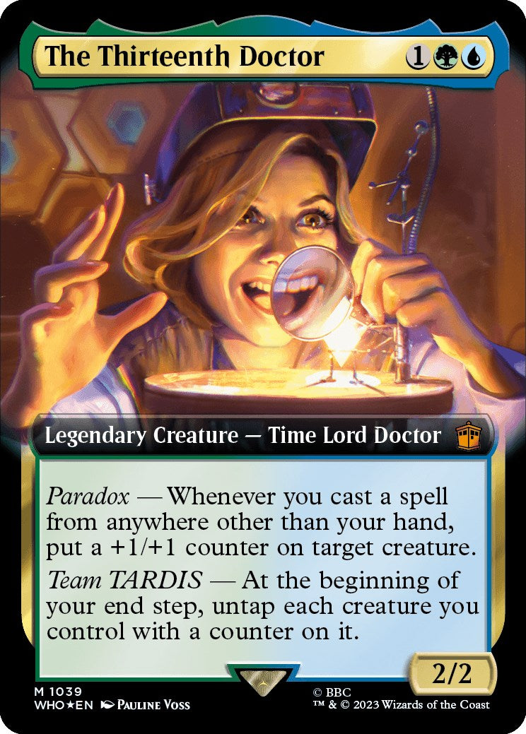 The Thirteenth Doctor (Extended Art) (Surge Foil) [Doctor Who] - Magic: The Gathering - Card Brawlers | Quebec | Canada |