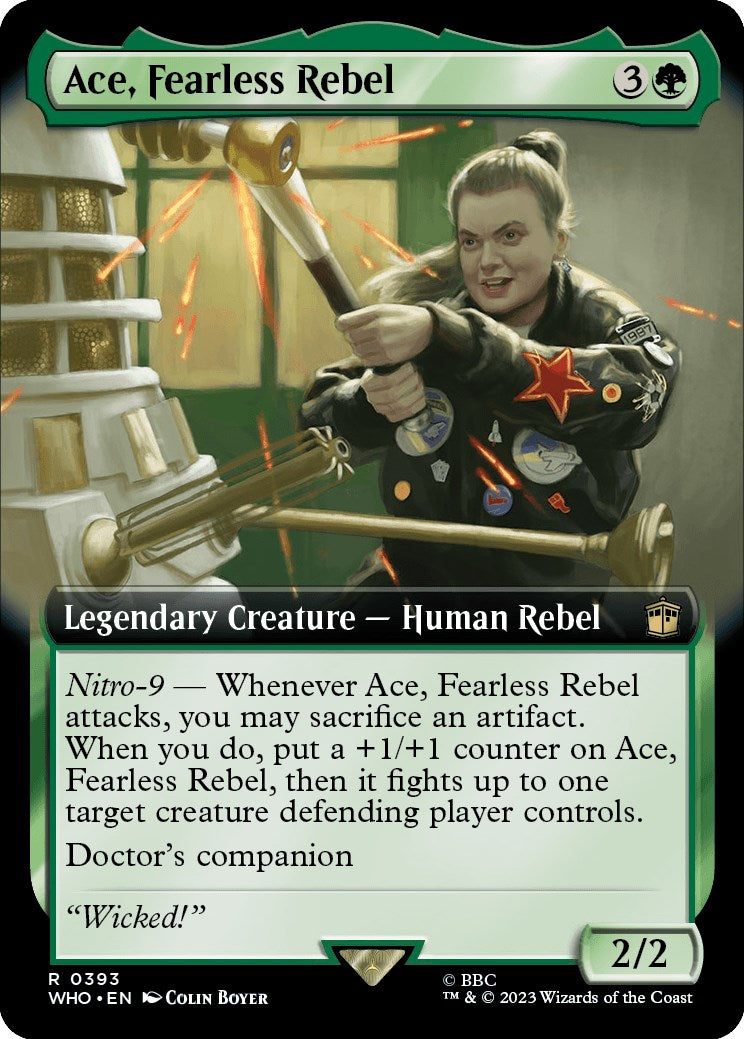 Ace, Fearless Rebel (Extended Art) [Doctor Who] - Magic: The Gathering - Card Brawlers | Quebec | Canada |