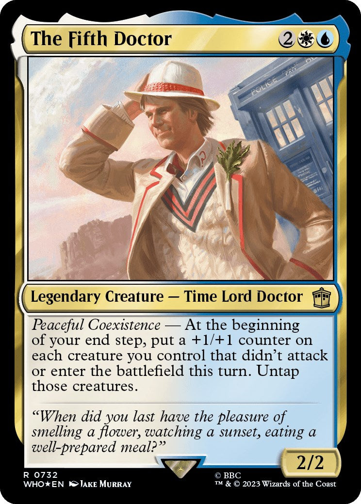 The Fifth Doctor (Surge Foil) [Doctor Who] - Magic: The Gathering - Card Brawlers | Quebec | Canada |