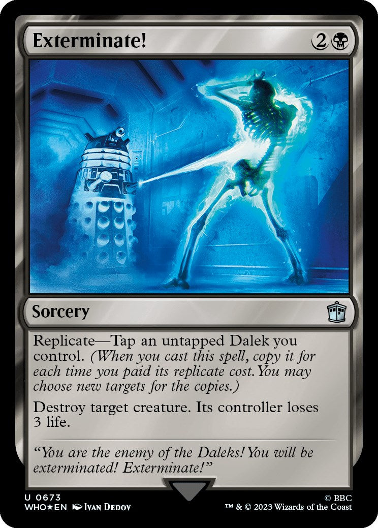 Exterminate! (Surge Foil) [Doctor Who] - Magic: The Gathering - Card Brawlers | Quebec | Canada |