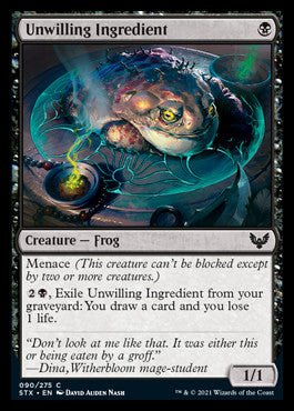 Unwilling Ingredient [Strixhaven: School of Mages] - Magic: The Gathering - Card Brawlers | Quebec | Canada |