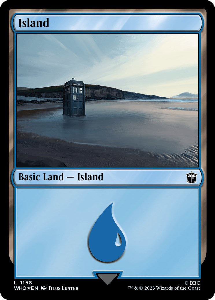 Island (1158) (Surge Foil) [Doctor Who] - Magic: The Gathering - Card Brawlers | Quebec | Canada |