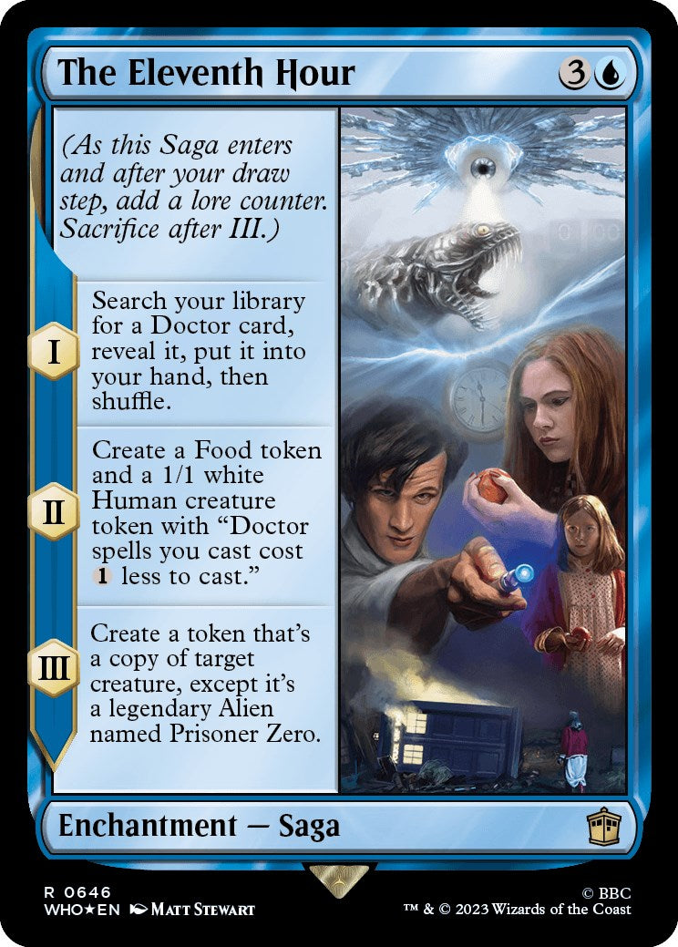 The Eleventh Hour (Surge Foil) [Doctor Who] - Magic: The Gathering - Card Brawlers | Quebec | Canada |
