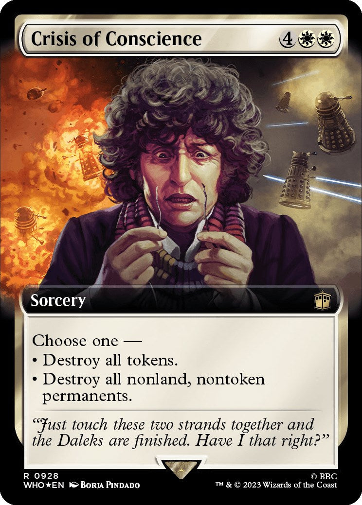 Crisis of Conscience (Extended Art) (Surge Foil) [Doctor Who] - Magic: The Gathering - Card Brawlers | Quebec | Canada |
