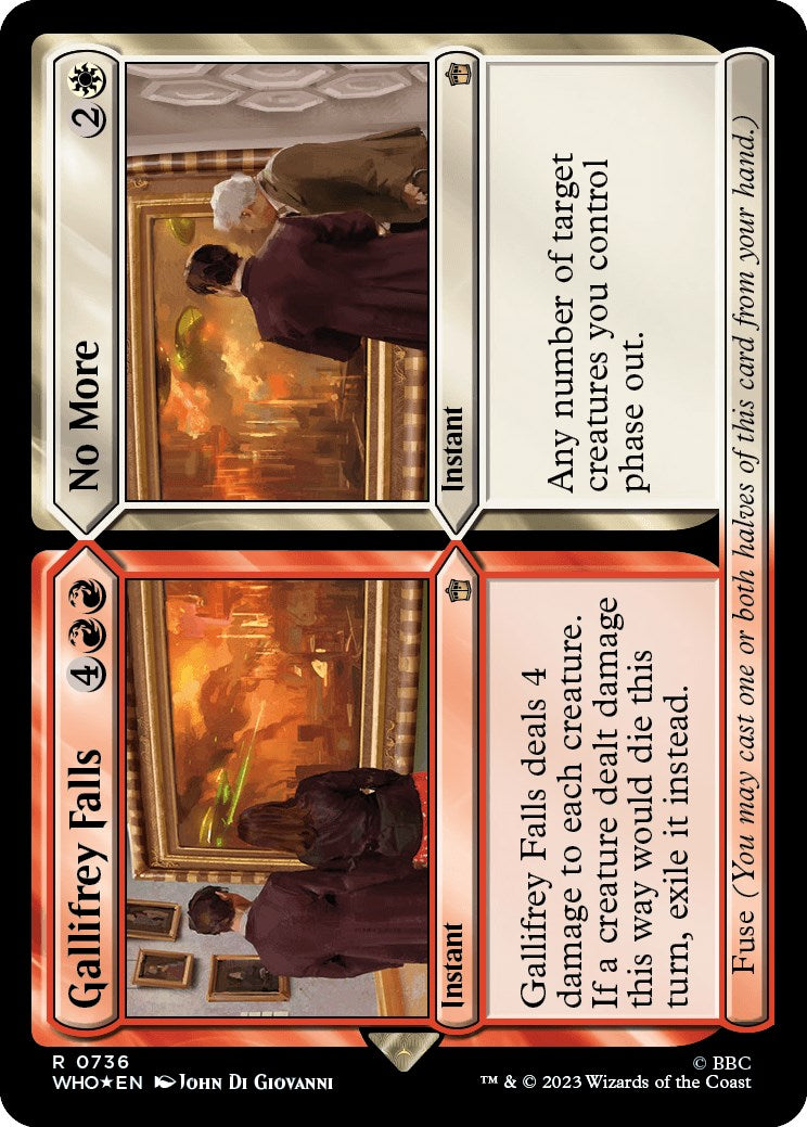 Gallifrey Falls // No More (Surge Foil) [Doctor Who] - Magic: The Gathering - Card Brawlers | Quebec | Canada |