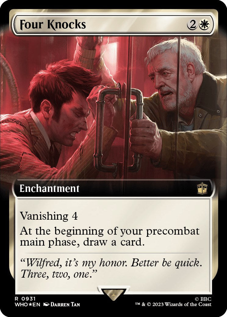 Four Knocks (Extended Art) (Surge Foil) [Doctor Who] - Magic: The Gathering - Card Brawlers | Quebec | Canada |
